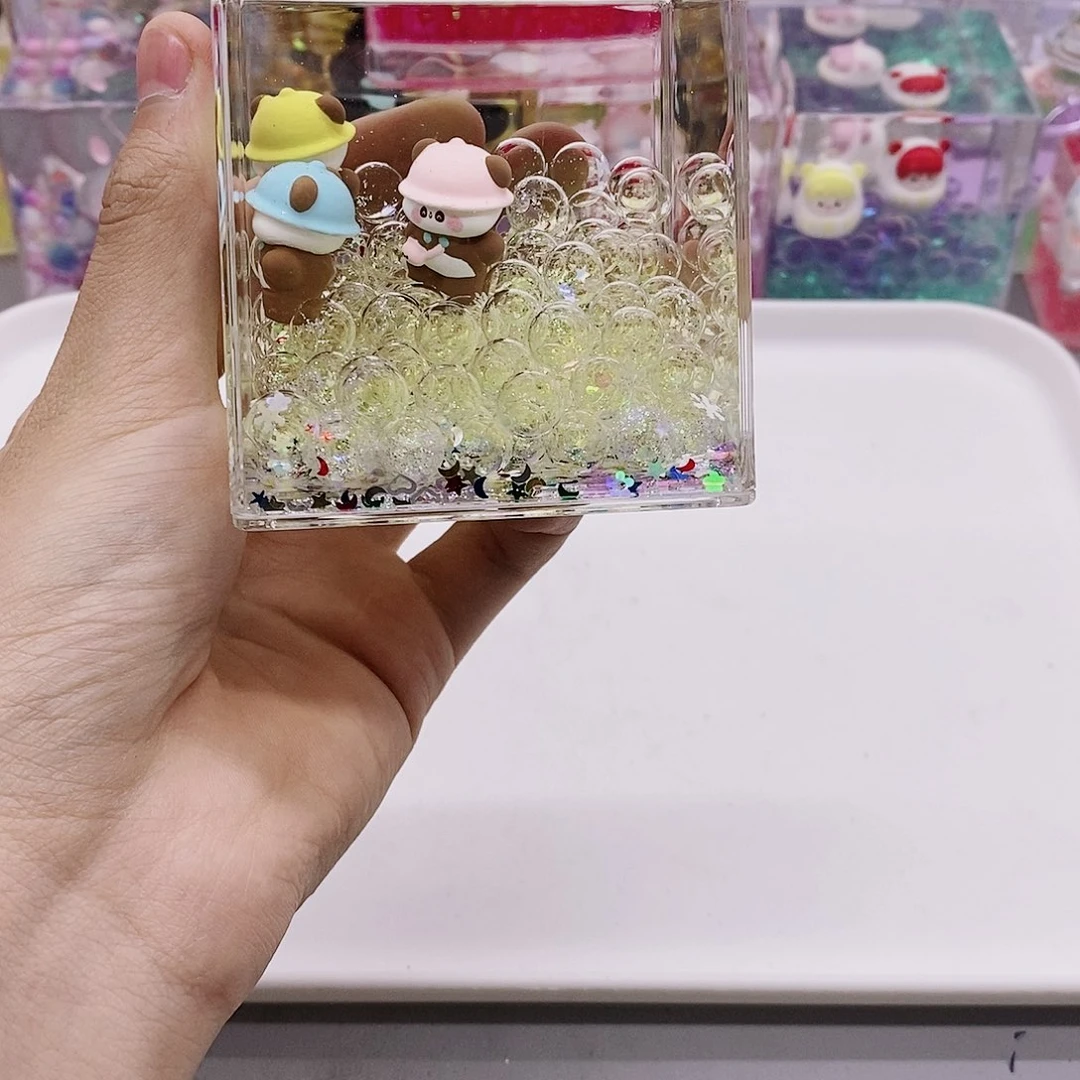 有机玻璃7×7流沙瓶大方
