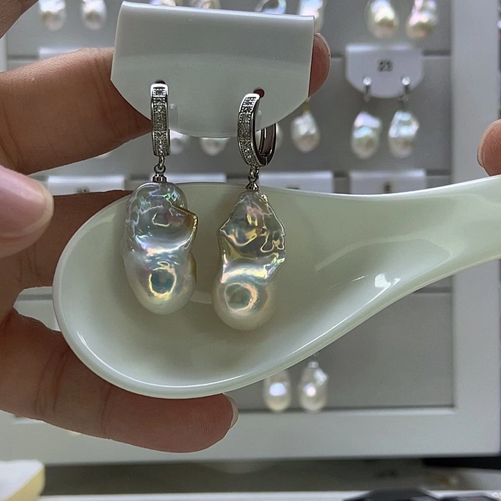 *****颈饰淡水珍珠银S925镶嵌