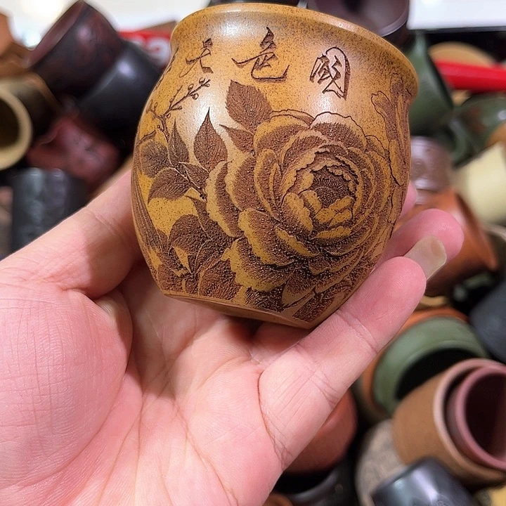 茶杯紫砂全手工紫砂主人杯