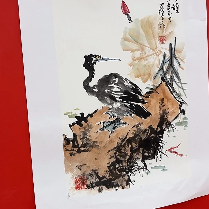刚***毅国画李庆宣老先生去伪存真原作
