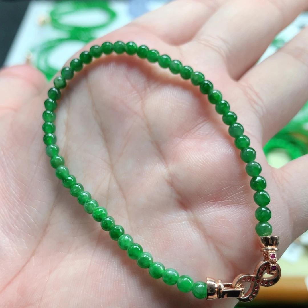 翡翠未镶嵌手链翡翠