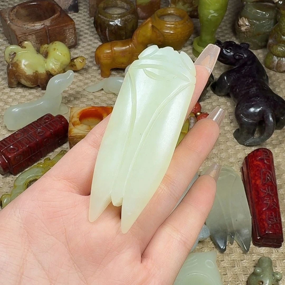 白玉菩提吊坠挂件