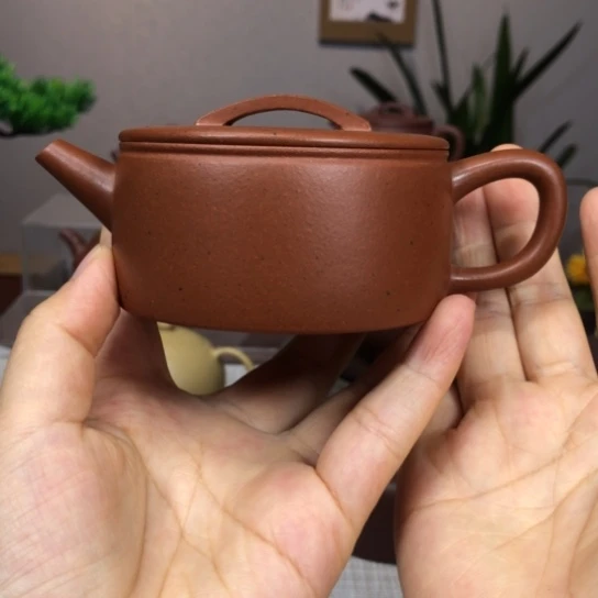 茶壶紫砂老红泥汉瓦170cc