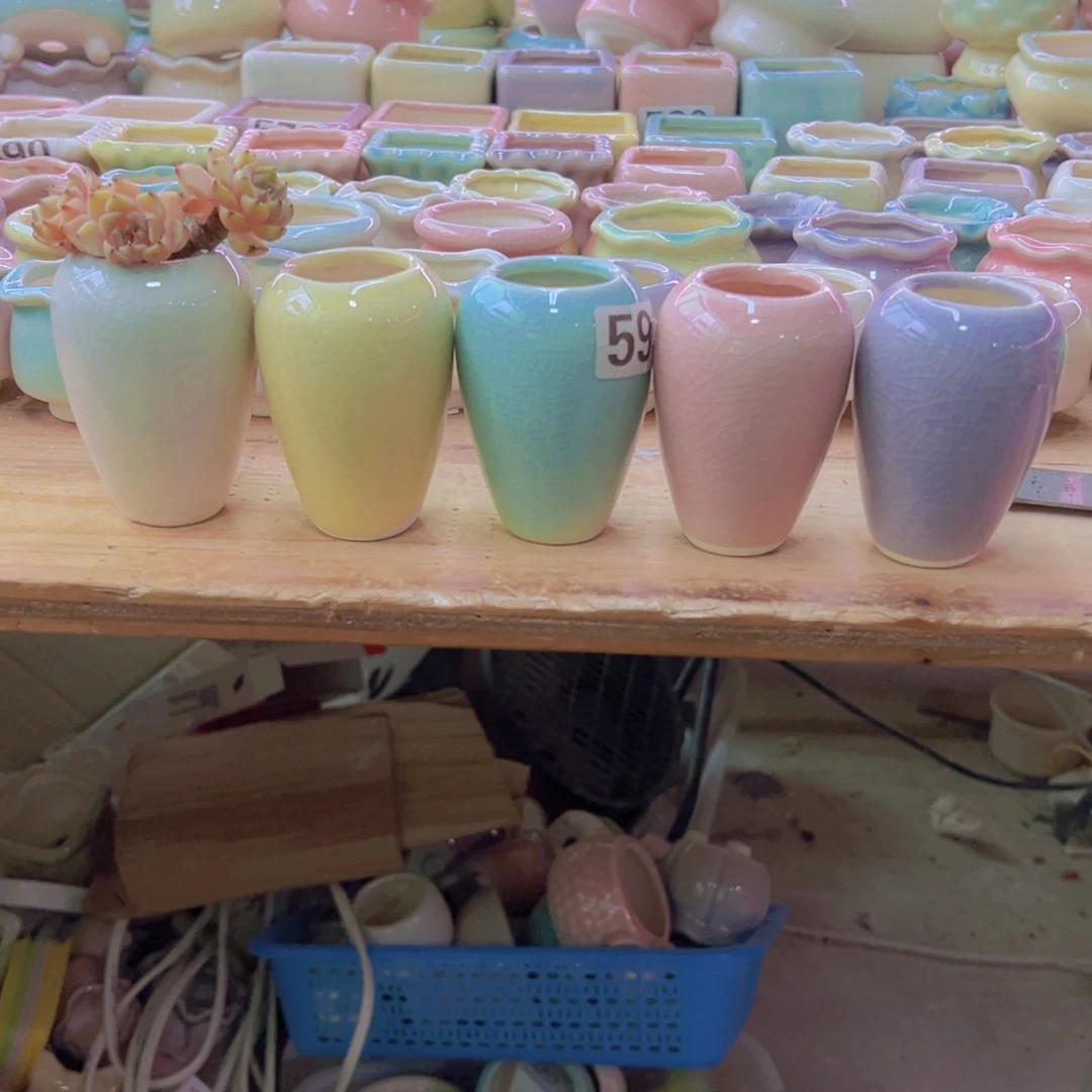 陶瓷花盆当场凑满12包邮