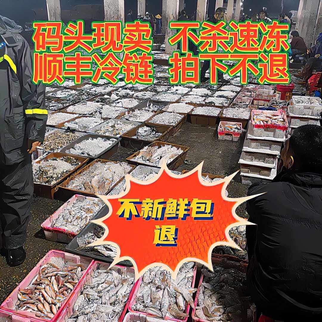 码头现场代买鱼虾3斤-5斤装！