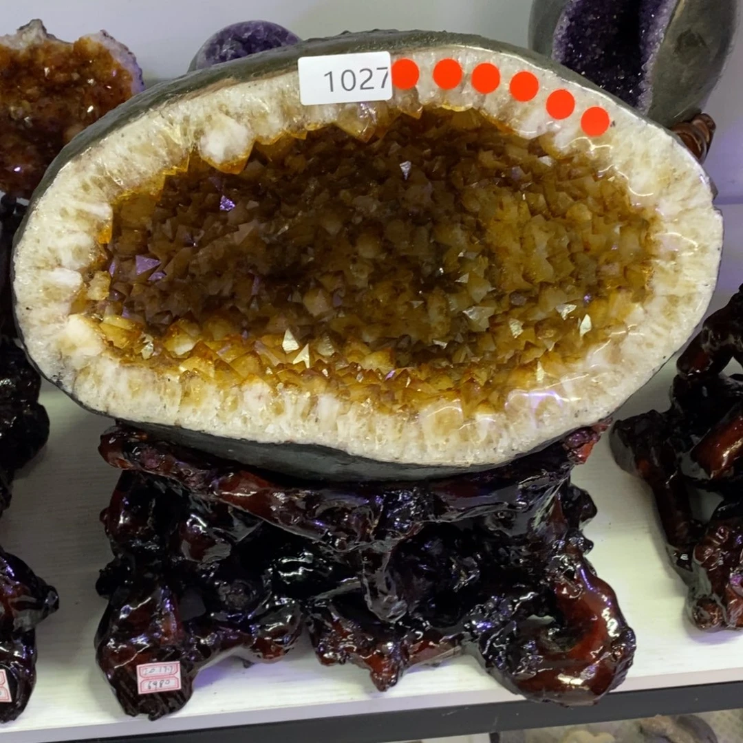 水晶摆件婷未镶嵌