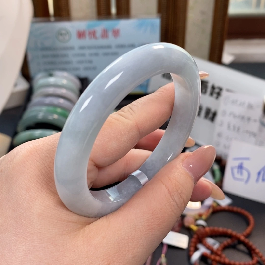 未镶嵌手镯翡翠55.4MM翡翠手镯