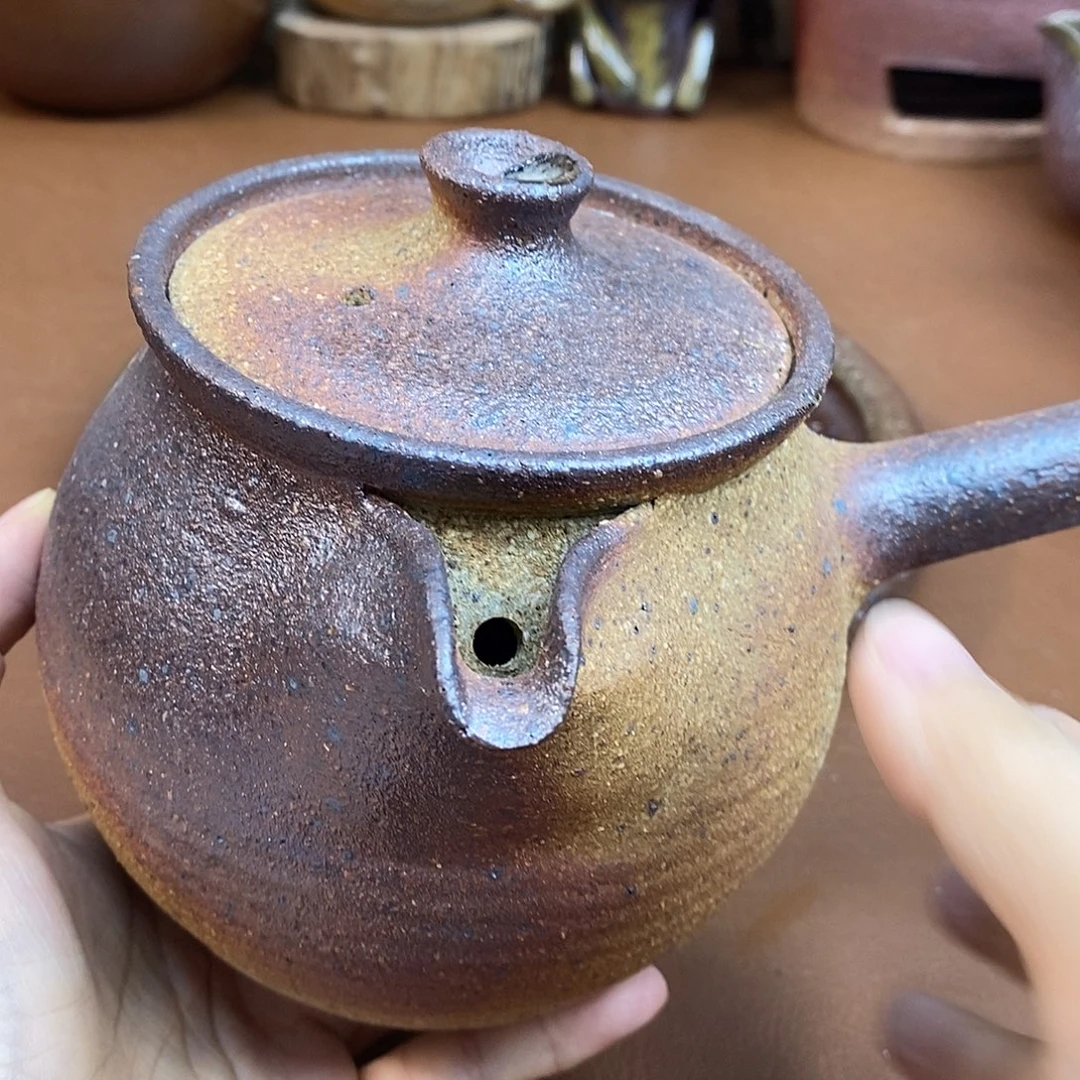 壶柴烧粗陶烤茶罐一物一拍700