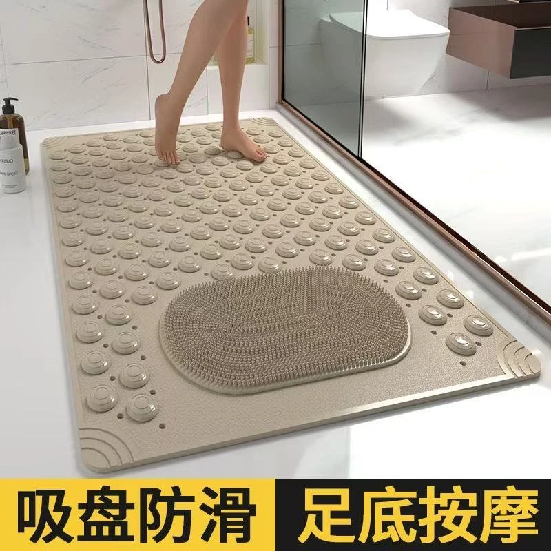 浴室防滑垫老人儿童家用防摔按摩脚垫卫生间门垫专用地垫淋浴房垫