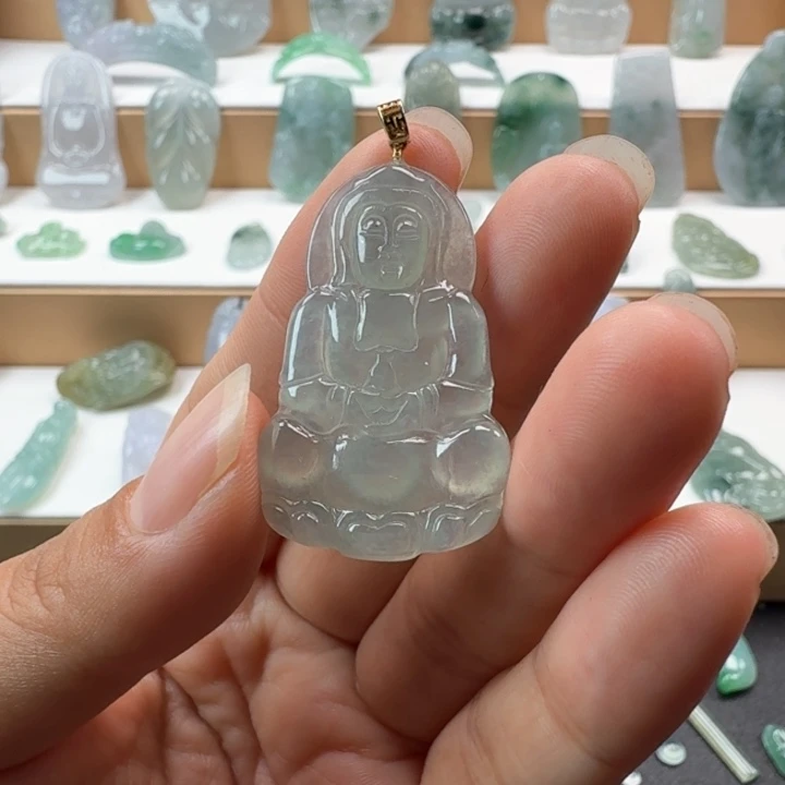 翡翠未镶嵌项链翡翠