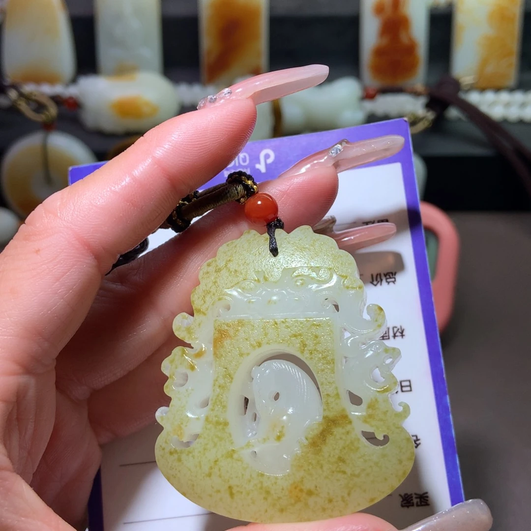 和田玉挂件未镶嵌赢*丶