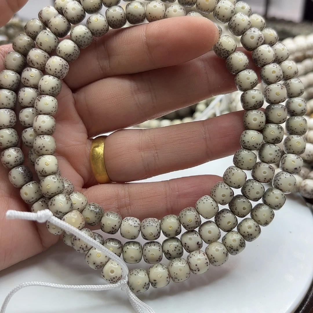 手串星月菩提87冰糖通体大留白