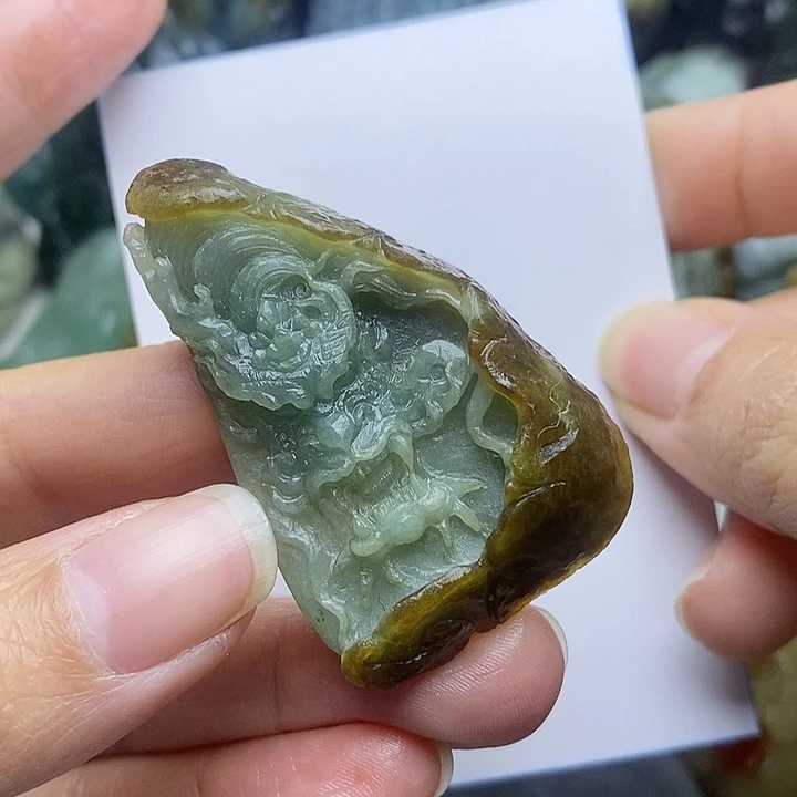 定制翡翠未镶嵌毛货