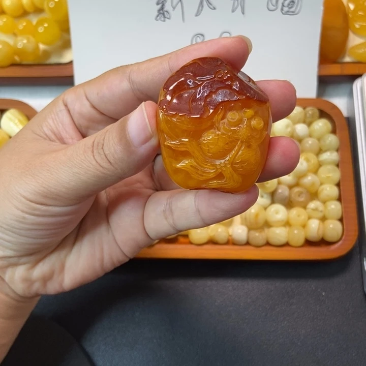 琥珀银S925镶嵌珠宝奇石