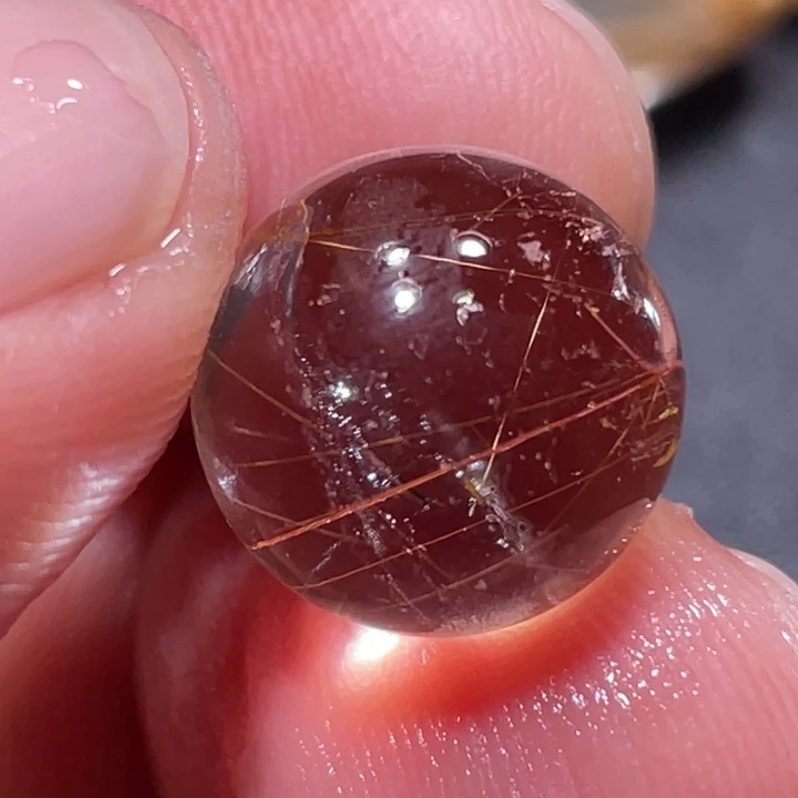 六***月未镶嵌颈饰发晶钛晶