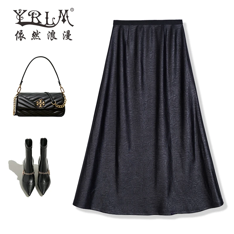 【华姐&原创】KQ456671醋酸半身裙2024新款时尚简约气质半裙女