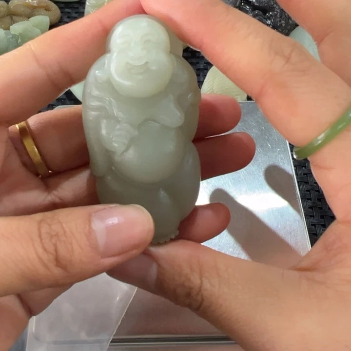 和田玉吊坠(不含链)未镶嵌