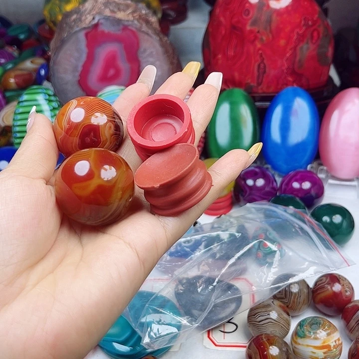 未镶嵌耳饰玛瑙/玉髓