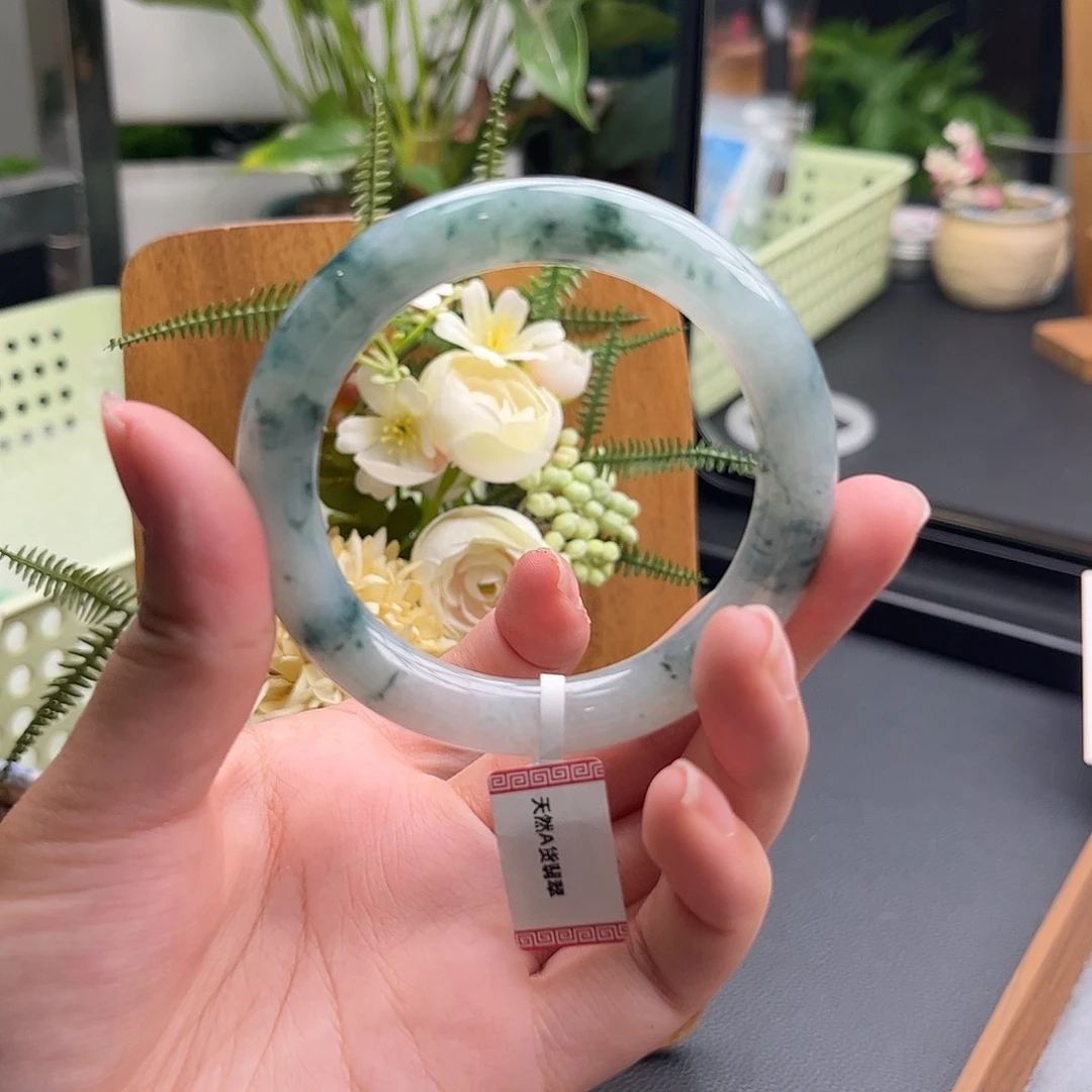 翡翠未镶嵌手镯55-57