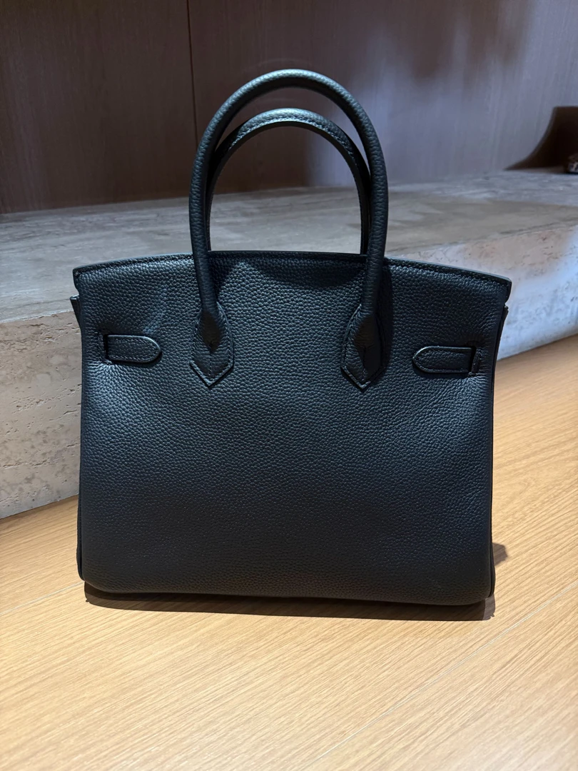 TANTAN 时尚简约荔枝纹真皮耐磨单肩手提包3561