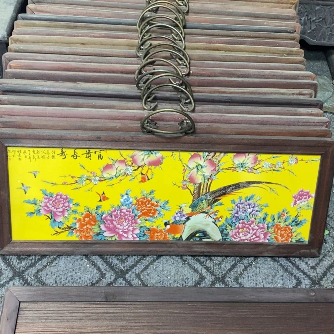 瓷53*21*1景德镇瓷板画柴窑烧制