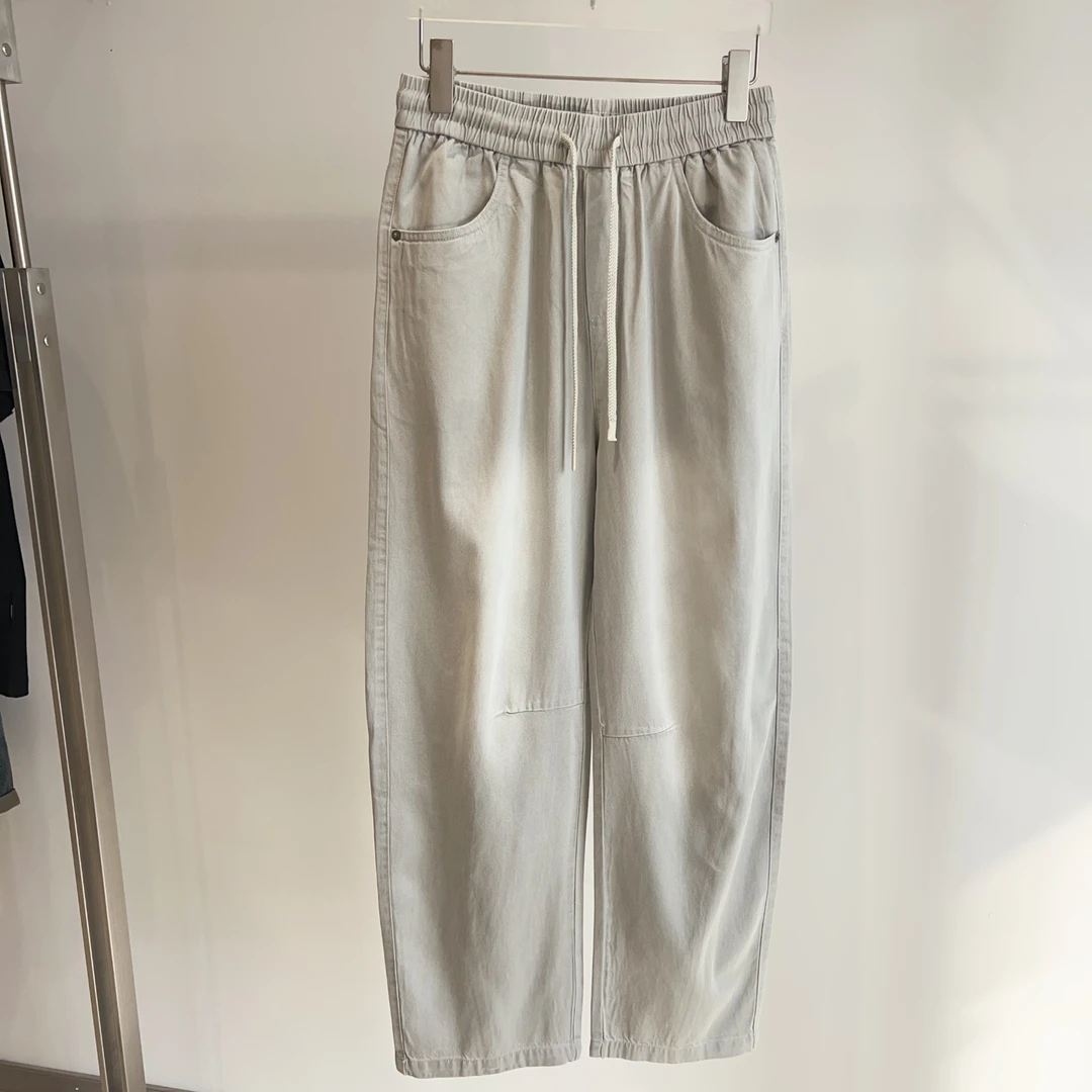 质感拉满！夏季薄款，男士专属松紧腰牛仔裤裤子，休闲百搭超有范儿