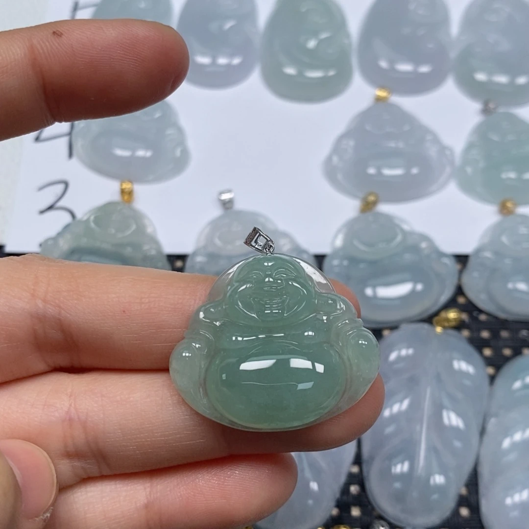 翡翠颈饰未镶嵌****周天然缅甸翡翠
