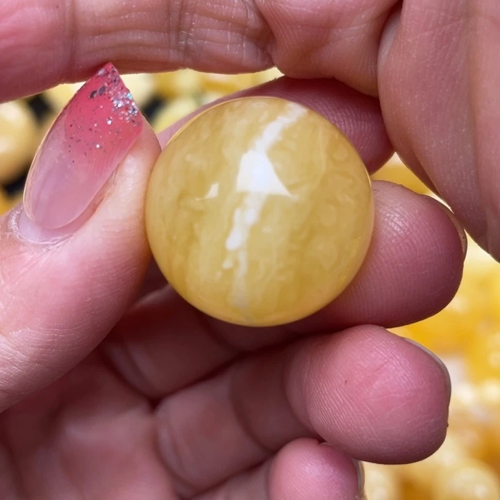 裸石蜜蜡未镶嵌蜜蜡23➕圆珠