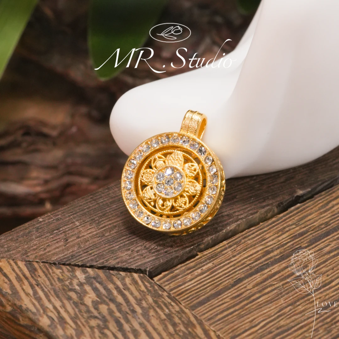 吊坠925银 木润【罗盘】S925银罗盘吊坠