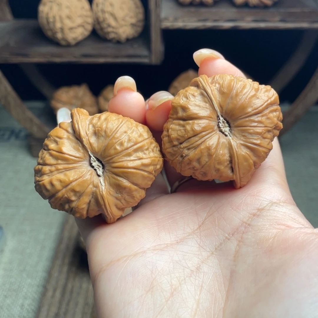 文玩核桃吊坠南瓜42 全品打底精配毕业红皮克重打手