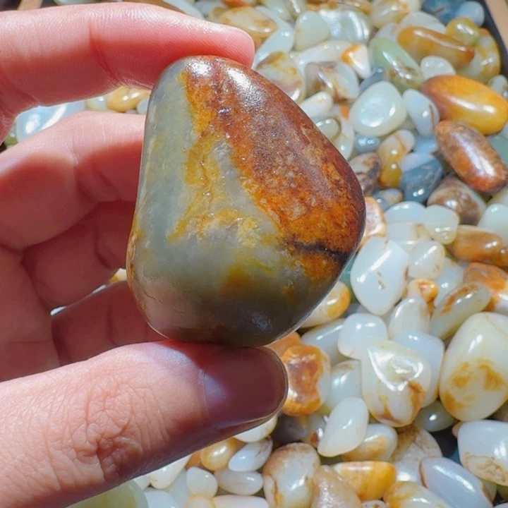 和田玉未镶嵌挂件53克