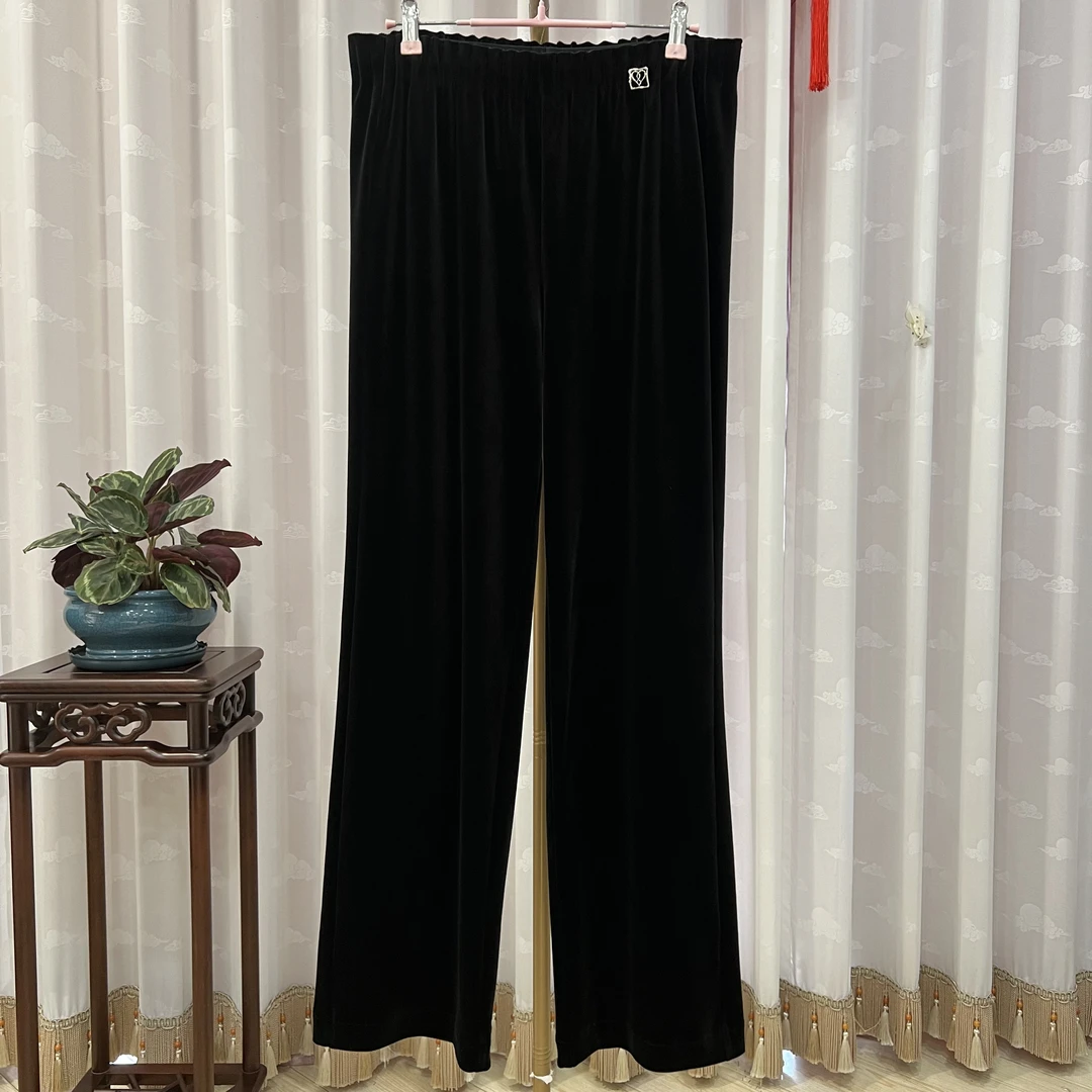 胖人坊花苞丝绒裤01324 裤子102