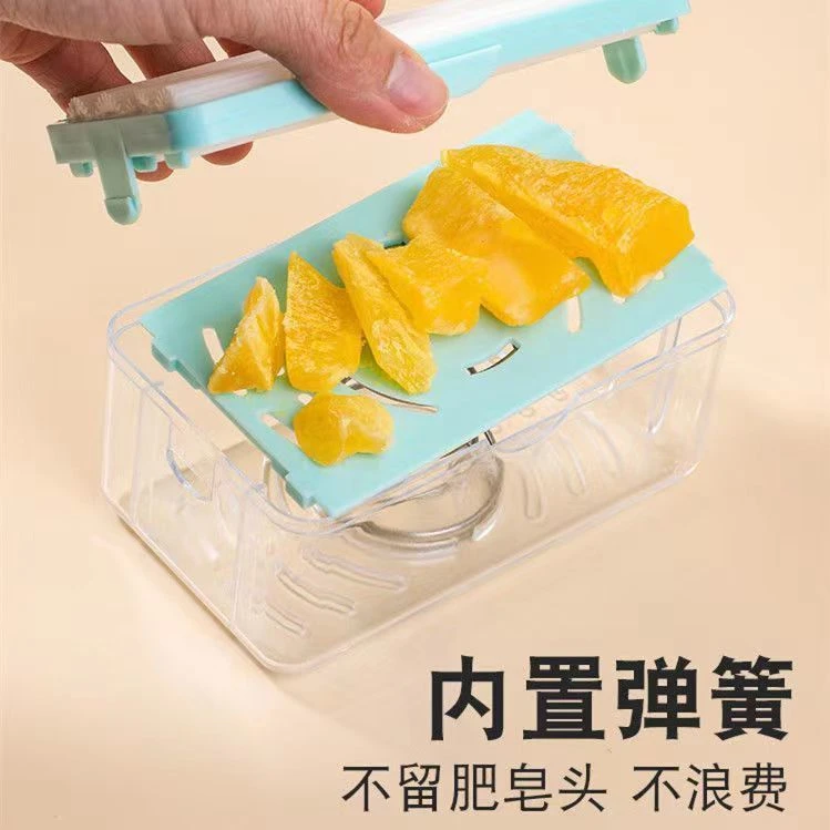 多功能洗衣肥皂盒免手搓起泡皂盒香皂盒刷子家用收纳盒沥水置物架