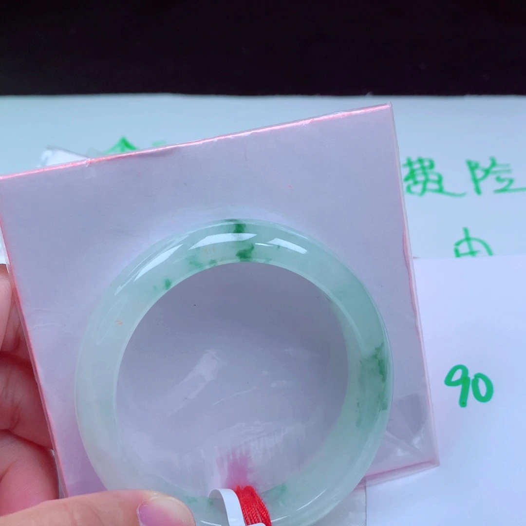 未镶嵌手镯翡翠缅甸天然A货翡翠53.5贵妃