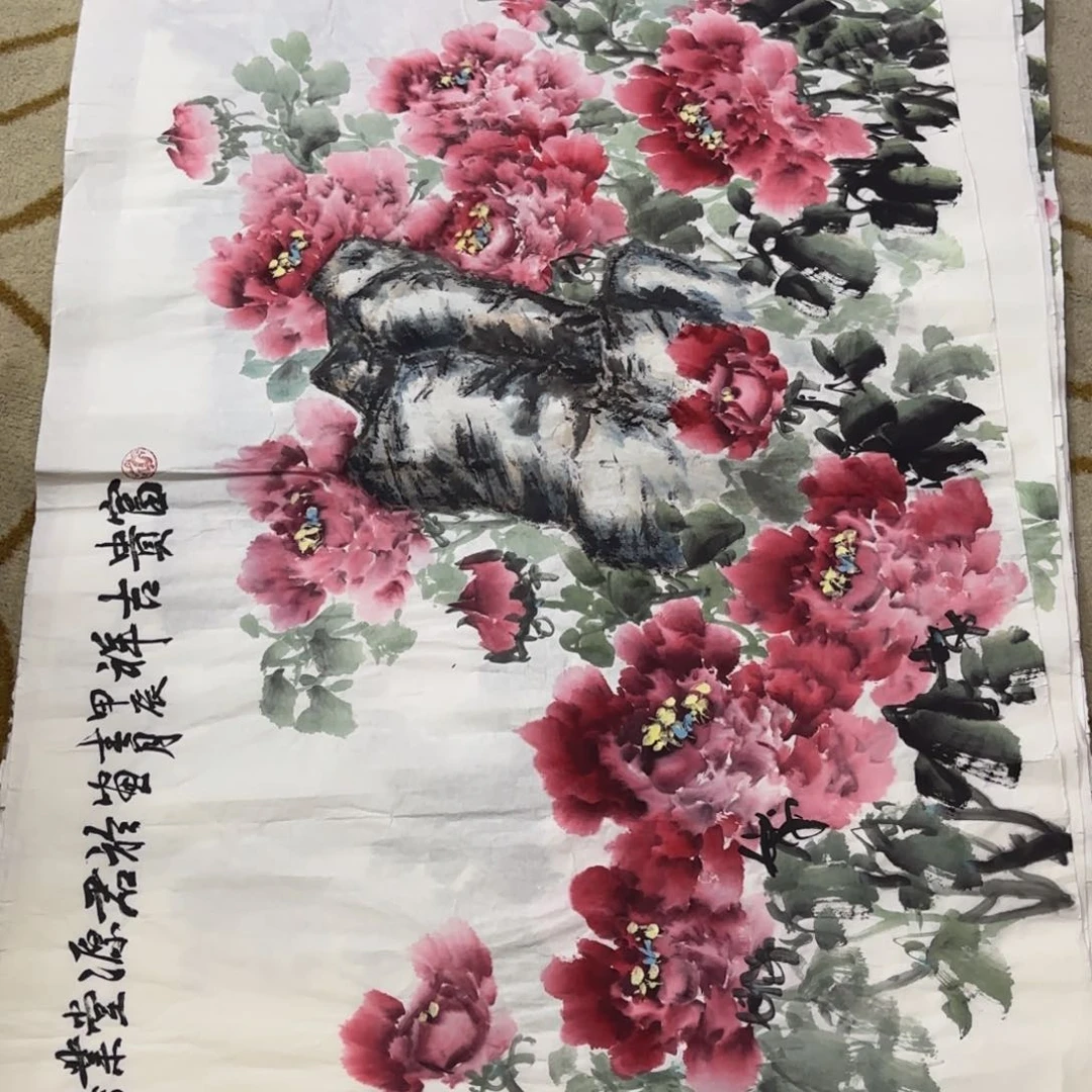 国画绘画作品 婉。