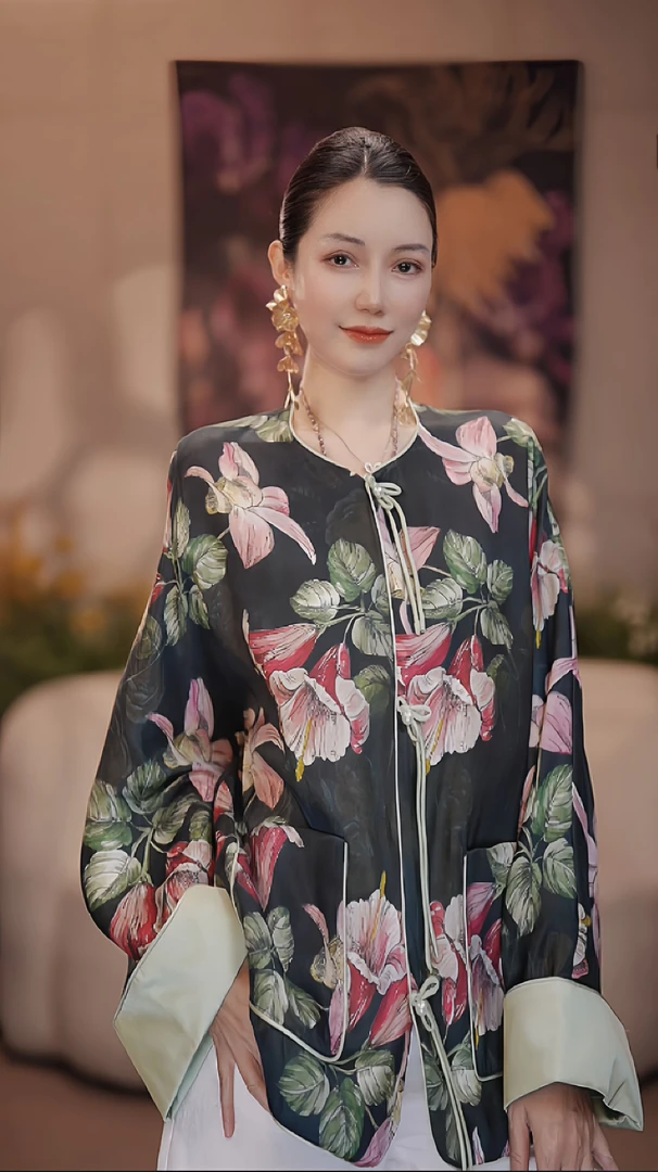 【公主高定】绿色提花外套141096