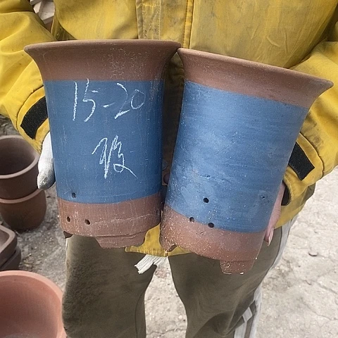 紫砂中国宜兴紫砂花盆，，