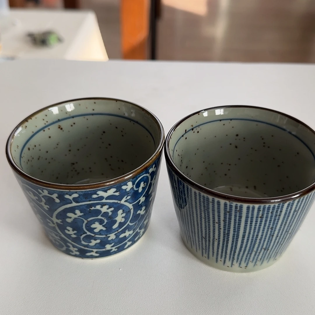 搪瓷2只复古杯子200毫升