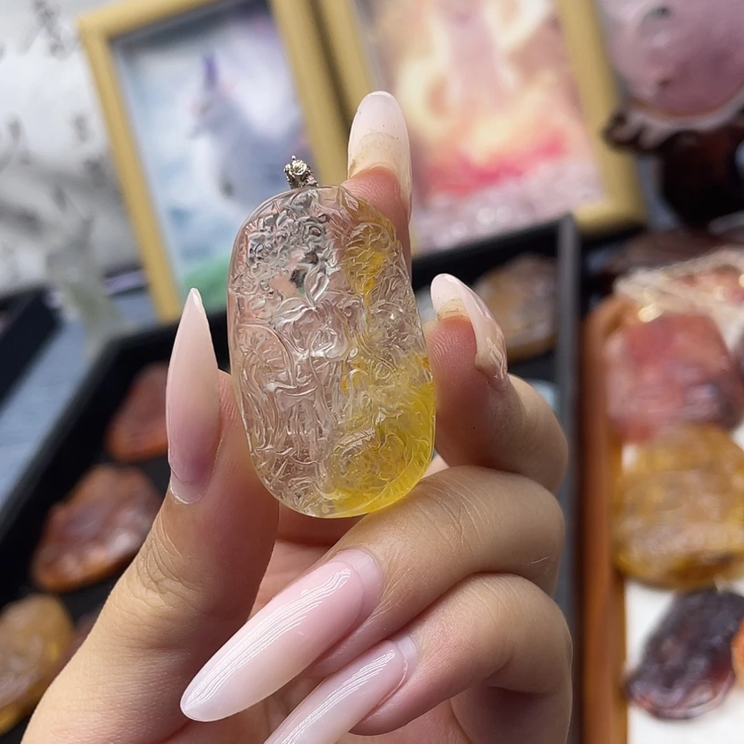 颈饰未镶嵌水晶天然