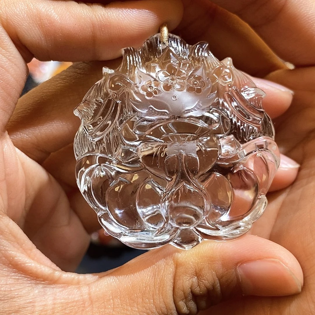 海***平未镶嵌颈饰水晶白水晶