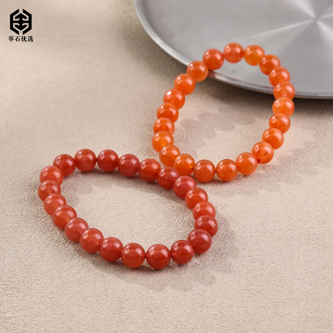 【举石优选】S0307-S1008-14南红玛瑙手串（一件/多样性发/约8.5mm）Q