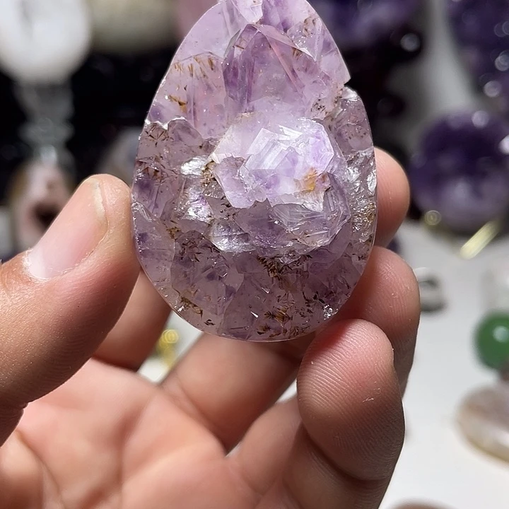 水晶未镶嵌珠宝半成品