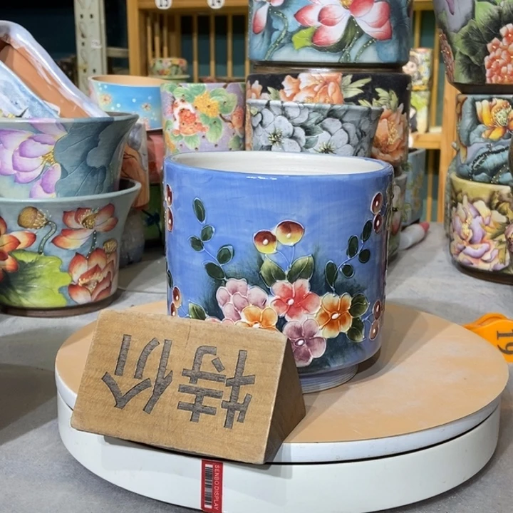 红陶景德镇艺术手绘作品