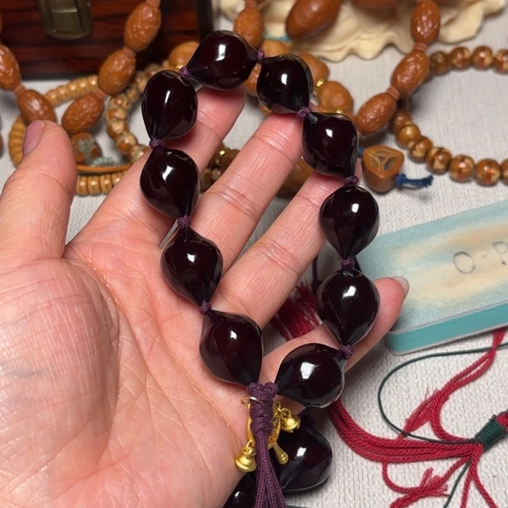 ╰***╯手串/手链橄榄核1.75紫皮