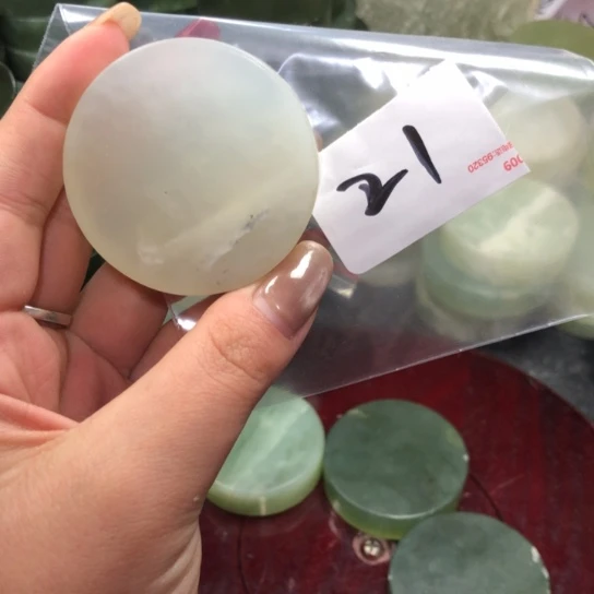 蛇纹石玉天然岫玉成品手镯心未镶嵌