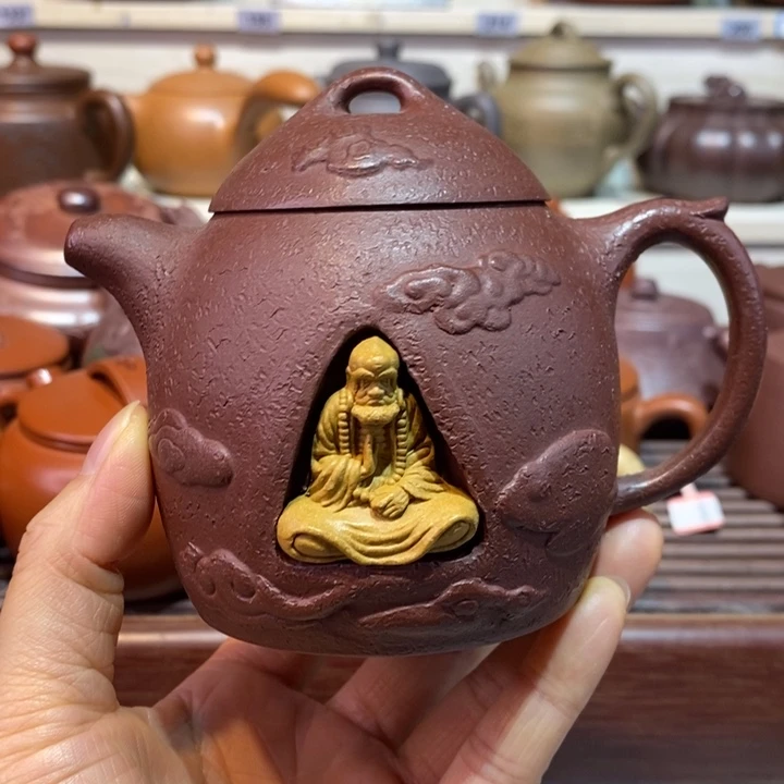 茶壶紫砂微瑕处理一把