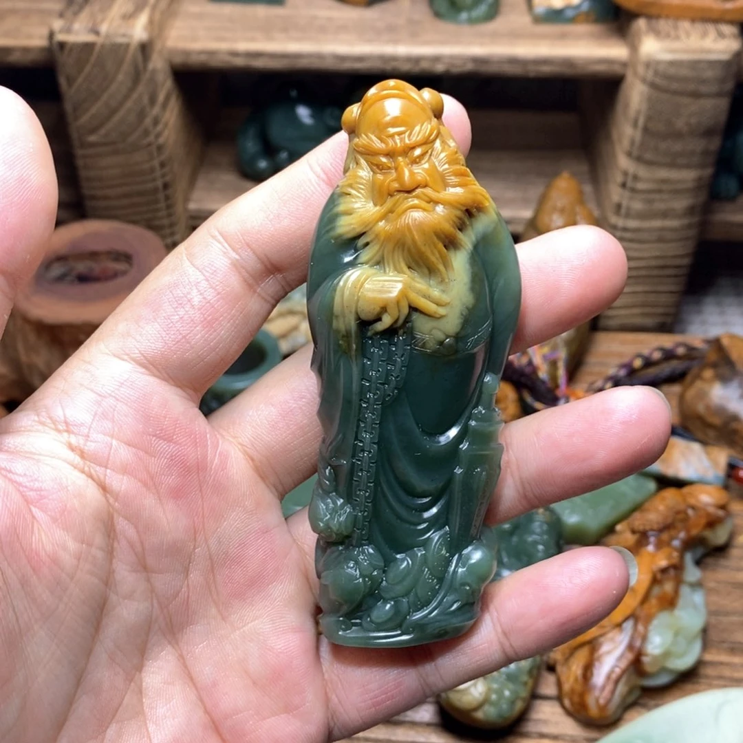 岫岩河磨玉（透闪石质玉）把件未镶嵌福