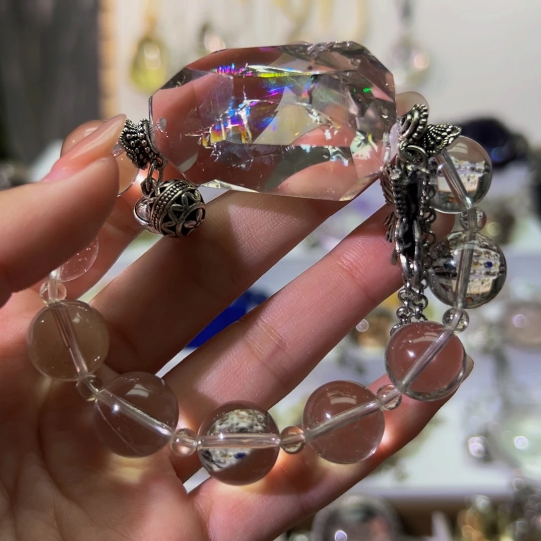 合金手链水晶草*莓手串