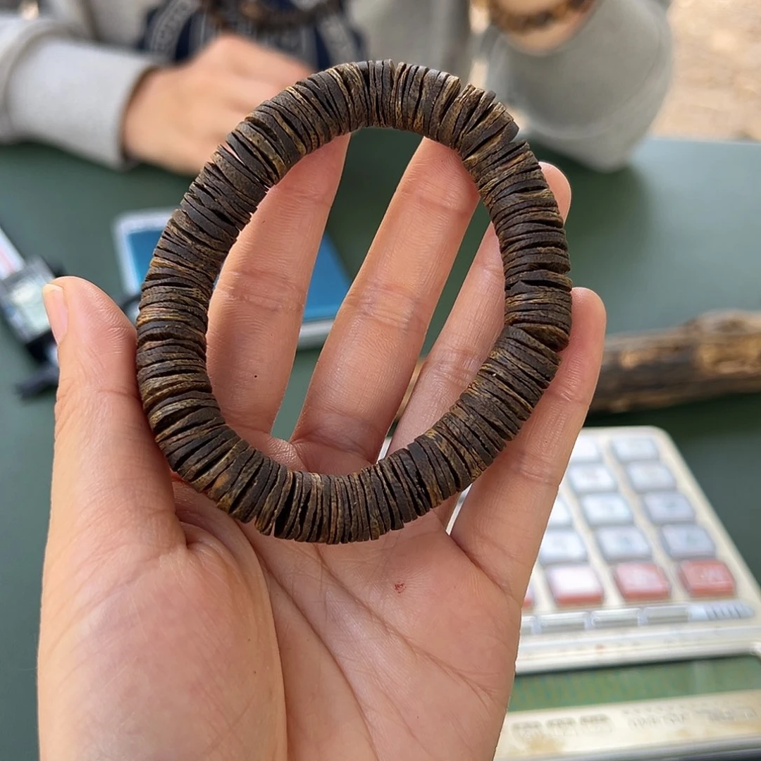 沉香手串虫漏沉水17克1.1多样性发一条