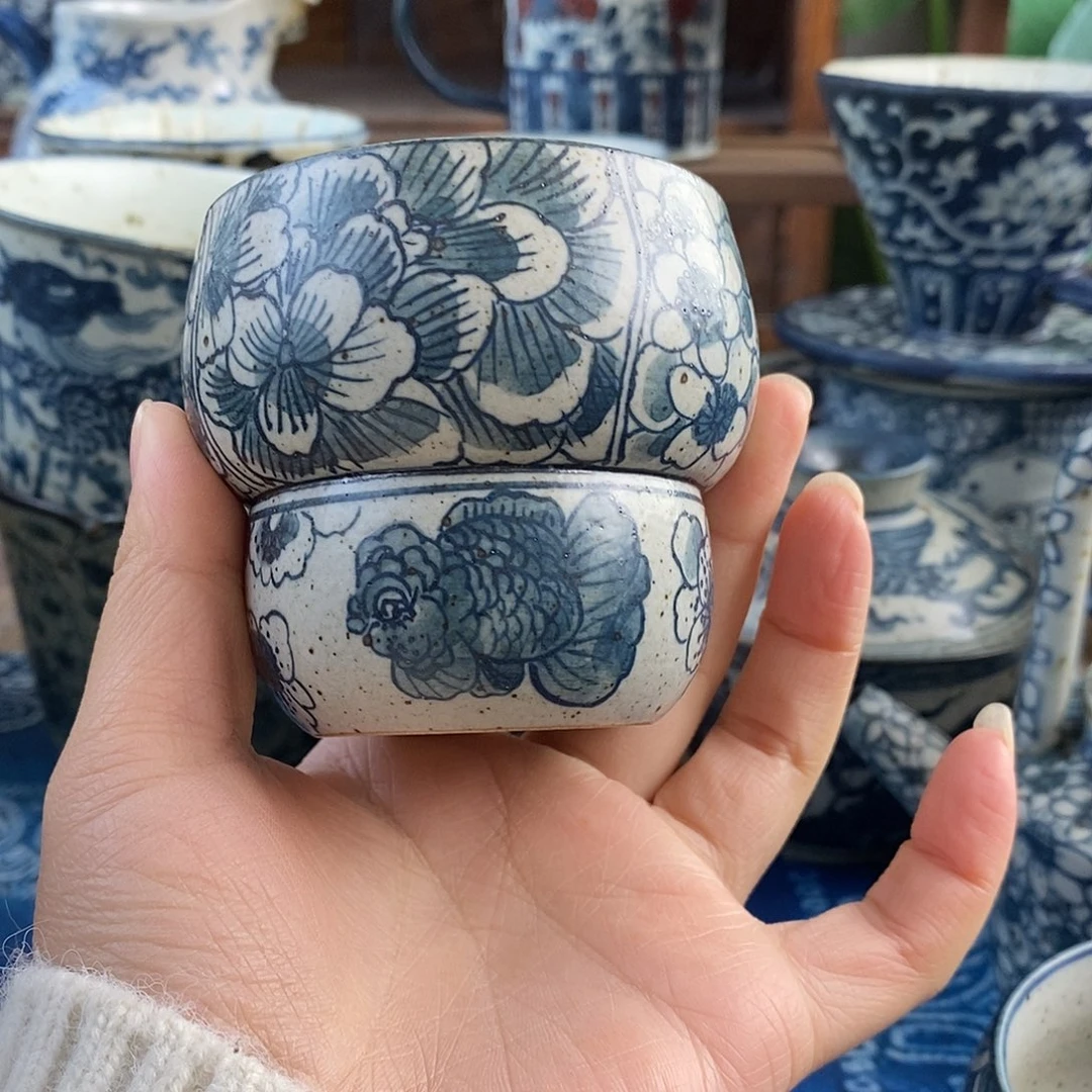 陶手工手绘青花高温陶瓷